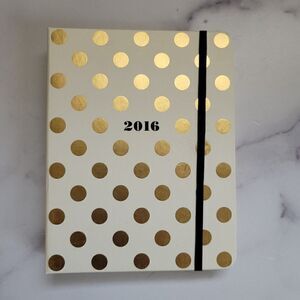 Kate Spade planner polka dot schedule organizer of
